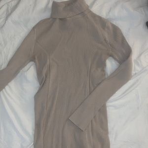 Cream turtleneck